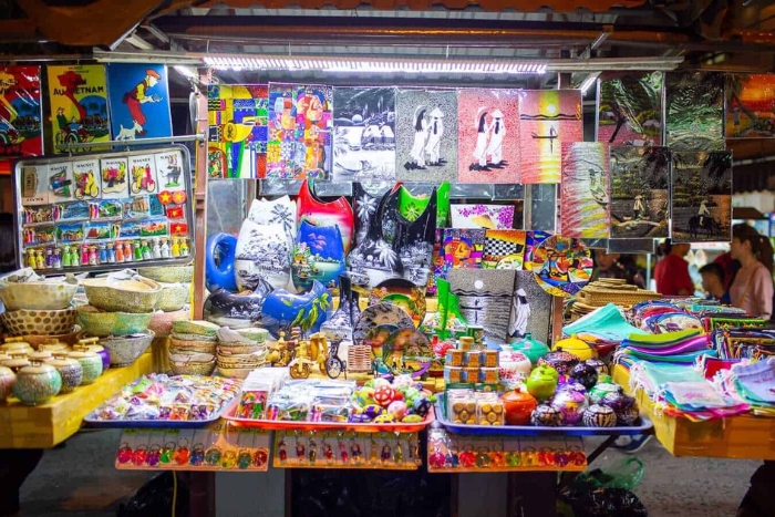 Souvenir stall inside Hoi An Centre Market